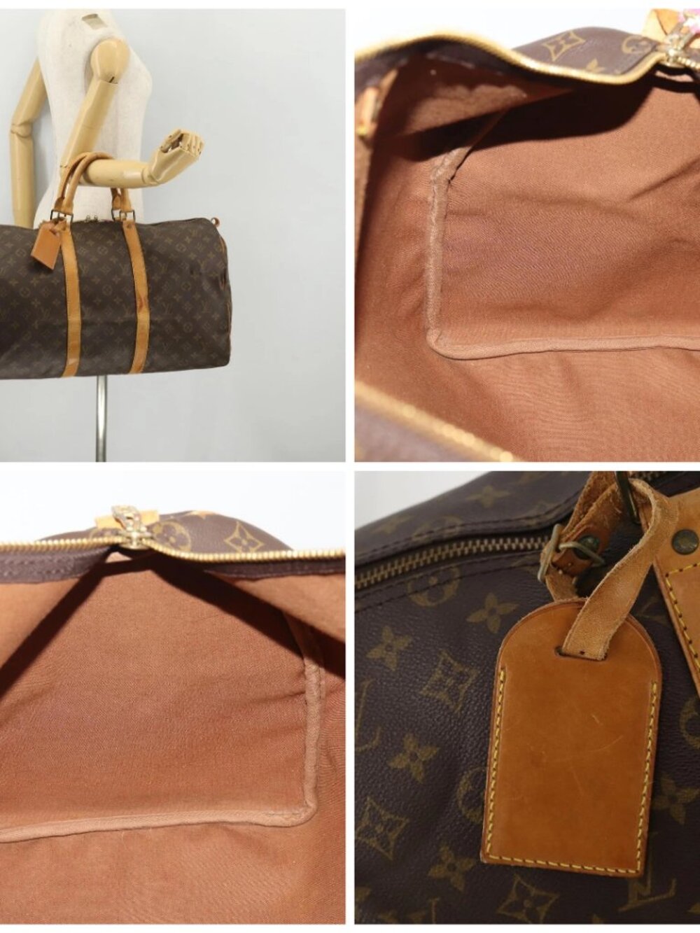 LOUIS VUITTON Monogram Keepall 50 Boston Bag M41426 - Picture 16 of 16